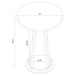 Elton - Round Top Accent Side Table – Side Tables by CoasterEveryday at Furniture Wholesale Plus , Nashville furniture store