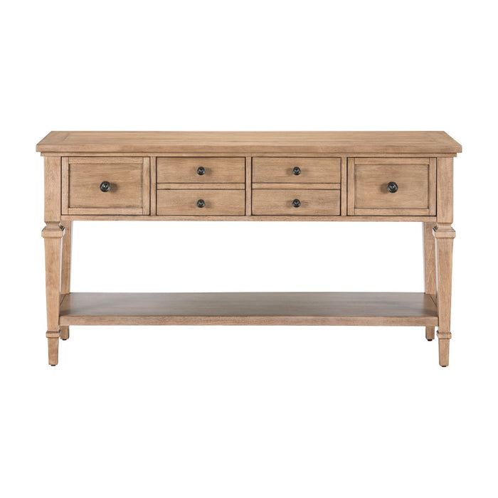 Haven Hills - Sofa Table - Camel Beige – Sofa Tables by Liberty Furniture at Furniture Wholesale Plus , Nashville furniture store
