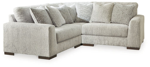 Regent Park - 3-Piece Sectional - Pewter – Stationary Sectionals by Signature Design by Ashley® at Furniture Wholesale Plus , Nashville furniture store