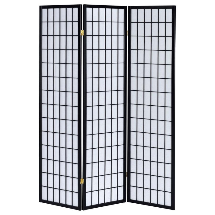 Carrie - 3-Panel Room Divider Folding Shoji Screen – Room Dividers by CoasterEveryday at Furniture Wholesale Plus , Nashville furniture store