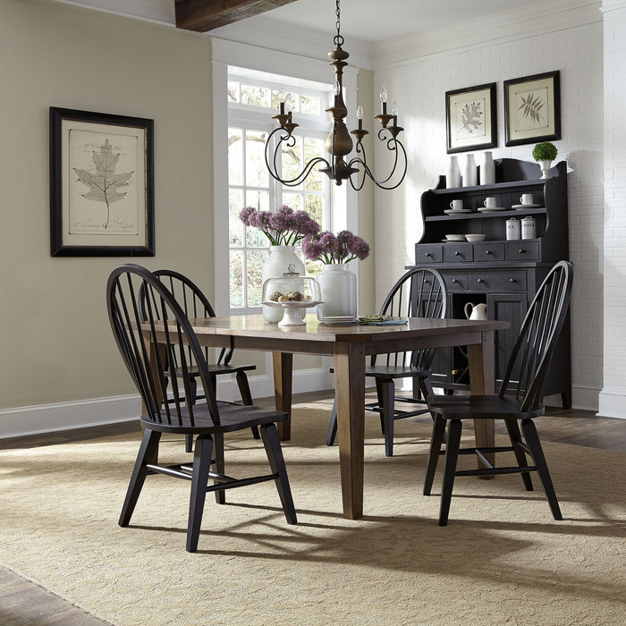 Hearthstone Ridge - Rectangular Table Set – 5 Piece Dining Room Sets by Liberty Furniture at Furniture Wholesale Plus , Nashville furniture store