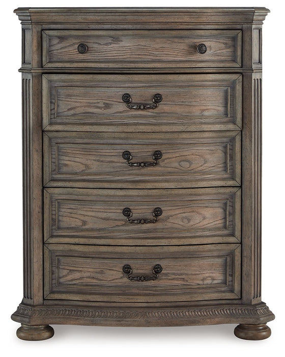 Ardenfield - Five Drawer Chest - Light Brown – Accent Chests by Signature Design by Ashley® at Furniture Wholesale Plus , Nashville furniture store