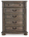 Ardenfield - Five Drawer Chest - Light Brown – Accent Chests by Signature Design by Ashley® at Furniture Wholesale Plus , Nashville furniture store