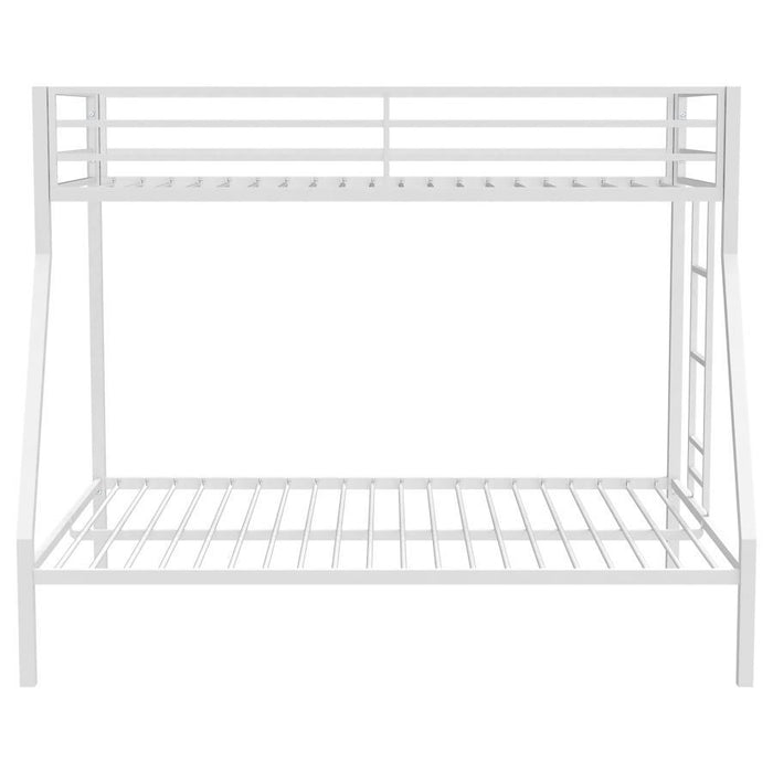 Alevera - Metal Bunk Bed With Ladder – Bunk Beds by Coaster Fine Furniture at Furniture Wholesale Plus , Nashville furniture store