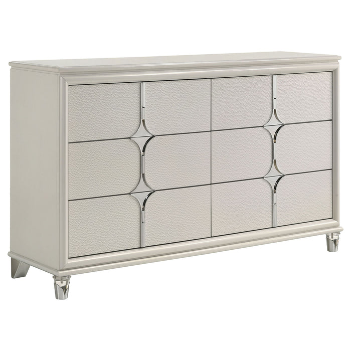 Olivia - 6-Drawer Dresser – Dressers by Coaster Fine Furniture at Furniture Wholesale Plus , Nashville furniture store