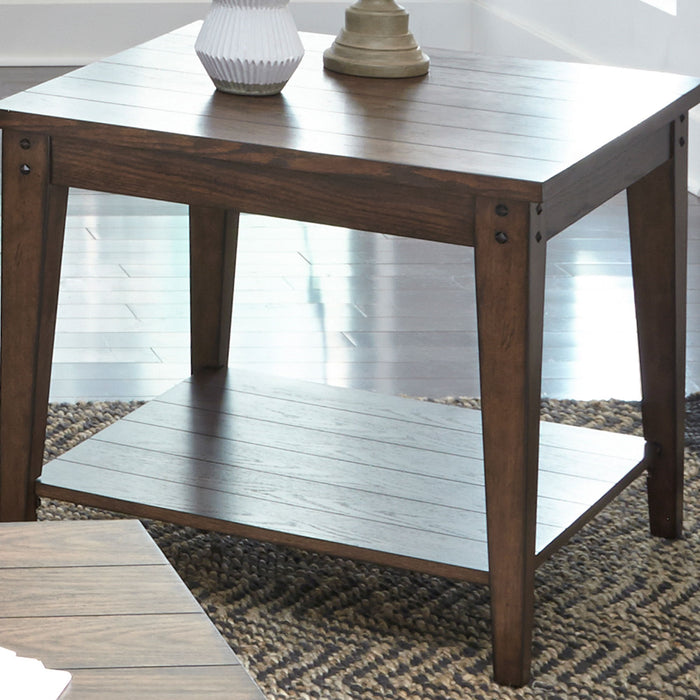 Lake House - Square Lamp Table – Accent Tables by Liberty Furniture at Furniture Wholesale Plus , Nashville furniture store