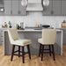 Villanova - Swivel PU Counter Stool (Set of 2) – Stool Sets by Elements International at Furniture Wholesale Plus , Nashville furniture store
