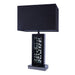 Monica - Table Lamp - Black Nickel – Table Lamps by Crown Mark at Furniture Wholesale Plus , Nashville furniture store