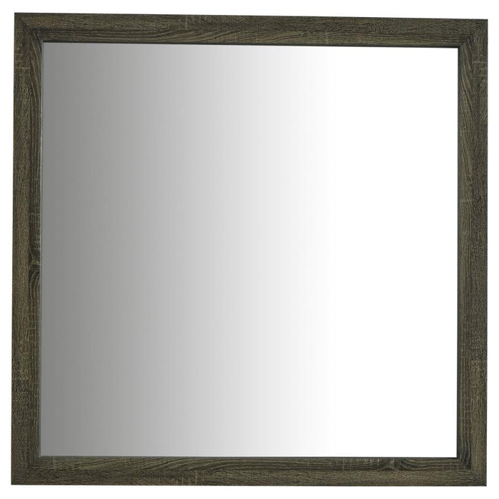 Wright - Dresser Mirror - Brown Oak – Mirrors by Coaster Fine Furniture at Furniture Wholesale Plus , Nashville furniture store