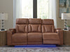 Clean-Slate - Power Reclining Sofa / Adj Headrest - Caramel – Reclining Sofas by Signature Design by Ashley® at Furniture Wholesale Plus , Nashville furniture store