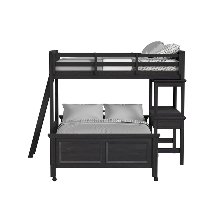Hampton Kids - Loft With Ladder And Desk With Speaker – Loft Beds by Elements International at Furniture Wholesale Plus , Nashville furniture store