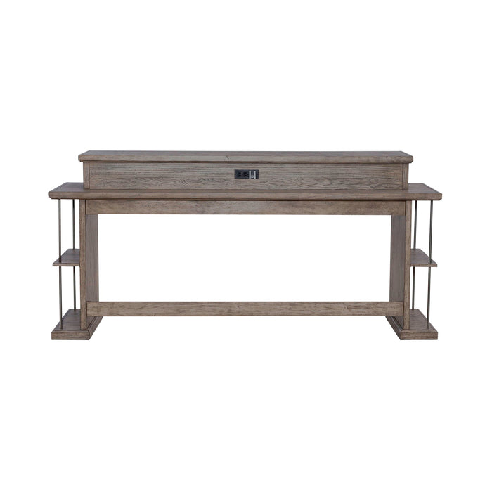 City Scape - Console Bar Table - Burnished Beige – Console Tables by Liberty Furniture at Furniture Wholesale Plus , Nashville furniture store