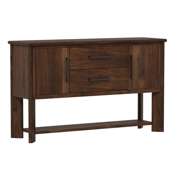 Ronan - Server - Rich Brown - Premium Servers from Emerald Home - Just $789! Shop now at Furniture Wholesale Plus  We are the best furniture store in Nashville, Hendersonville, Goodlettsville, Madison, Antioch, Mount Juliet, Lebanon, Gallatin, Springfield, Murfreesboro, Franklin, Brentwood