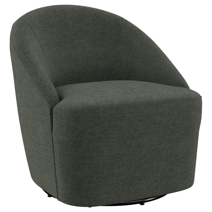 Leon - Upholstered Barrel Accent Swivel Chair - Premium Swivel Chairs from Coaster Fine Furniture - Just $469! Shop now at Furniture Wholesale Plus  We are the best furniture store in Nashville, Hendersonville, Goodlettsville, Madison, Antioch, Mount Juliet, Lebanon, Gallatin, Springfield, Murfreesboro, Franklin, Brentwood