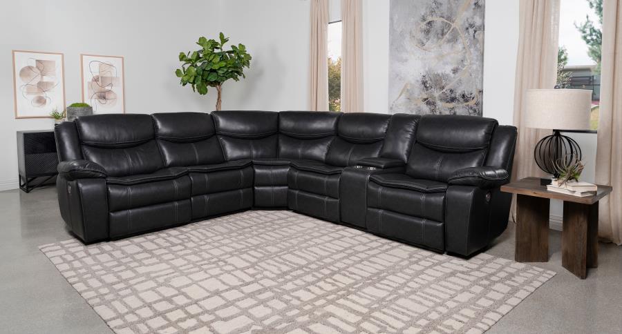 Sycamore - Upholstered Power Reclining Sectional Sofa – Reclining Sectionals by Coaster Fine Furniture at Furniture Wholesale Plus , Nashville furniture store