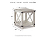 Carynhurst - Rectangular End Table - Whitewash – End Tables by Signature Design by Ashley® at Furniture Wholesale Plus , Nashville furniture store