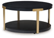 Shylore - Occasional Table Set (Set of 3) - Black / Brass Finish – Table Sets by Signature Design by Ashley® at Furniture Wholesale Plus , Nashville furniture store
