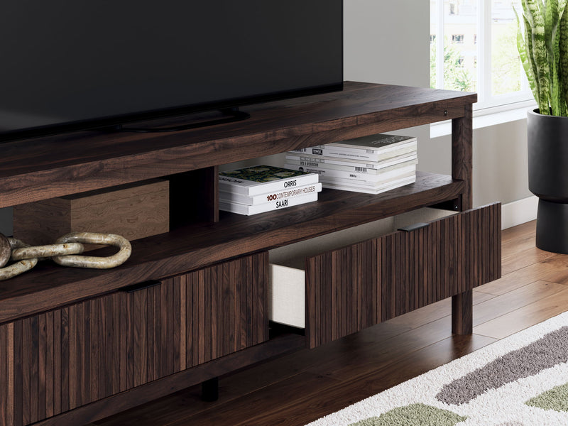 Cadmori - Extra Large TV Stand - Brown – TV Stands by Signature Design by Ashley® at Furniture Wholesale Plus , Nashville furniture store