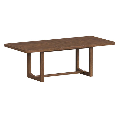 Glinda - Dining Table With 18" Leaf - Brown – Dining Tables with Extensions by Elements International at Furniture Wholesale Plus , Nashville furniture store