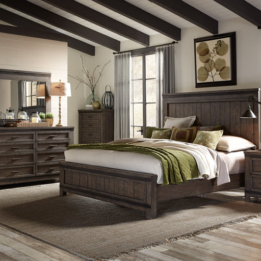 Thornwood Hills - Panel Bed, Dresser & Mirror – 3 Piece Bedroom Sets by Liberty Furniture at Furniture Wholesale Plus , Nashville furniture store
