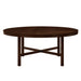 Hartford - Round Dining Table - Dark Brown – Dining Tables by Steve Silver Furniture at Furniture Wholesale Plus , Nashville furniture store