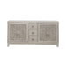 Sundance - 2 Door 3 Drawer Wood Accent Cabinet - Antique Linen – Accent Cabinets by Liberty Furniture at Furniture Wholesale Plus , Nashville furniture store