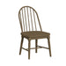 Heritage - Windsor Side Chair (Set of 2) With Leveler - Oak Brown – Chair Sets by Elements International at Furniture Wholesale Plus , Nashville furniture store