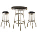 Retro - 3 Pieces Round 1950s Bistro Pub Bar Table Set - Premium 3 Piece Dining Room Sets from Coaster Fine Furniture - Just $409! Shop now at Furniture Wholesale Plus  We are the best furniture store in Nashville, Hendersonville, Goodlettsville, Madison, Antioch, Mount Juliet, Lebanon, Gallatin, Springfield, Murfreesboro, Franklin, Brentwood