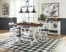 Valebeck - Counter Height Table Set – 6 Piece Dining Room Sets by Signature Design by Ashley® at Furniture Wholesale Plus , Nashville furniture store