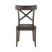 Coronado - Wooden Side Chair (Set of 2) - Dark Brown – Chair Sets by Elements International at Furniture Wholesale Plus , Nashville furniture store