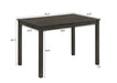 Melshire - Dining Table - Dark Brown - Premium Dining Tables from Crown Mark - Just $119! Shop now at Furniture Wholesale Plus  We are the best furniture store in Nashville, Hendersonville, Goodlettsville, Madison, Antioch, Mount Juliet, Lebanon, Gallatin, Springfield, Murfreesboro, Franklin, Brentwood