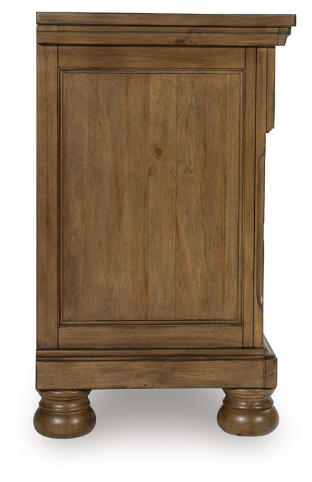 Feddinger - Two Drawer Night Stand - Medium Brown – Accent Nightstands by Signature Design by Ashley® at Furniture Wholesale Plus , Nashville furniture store