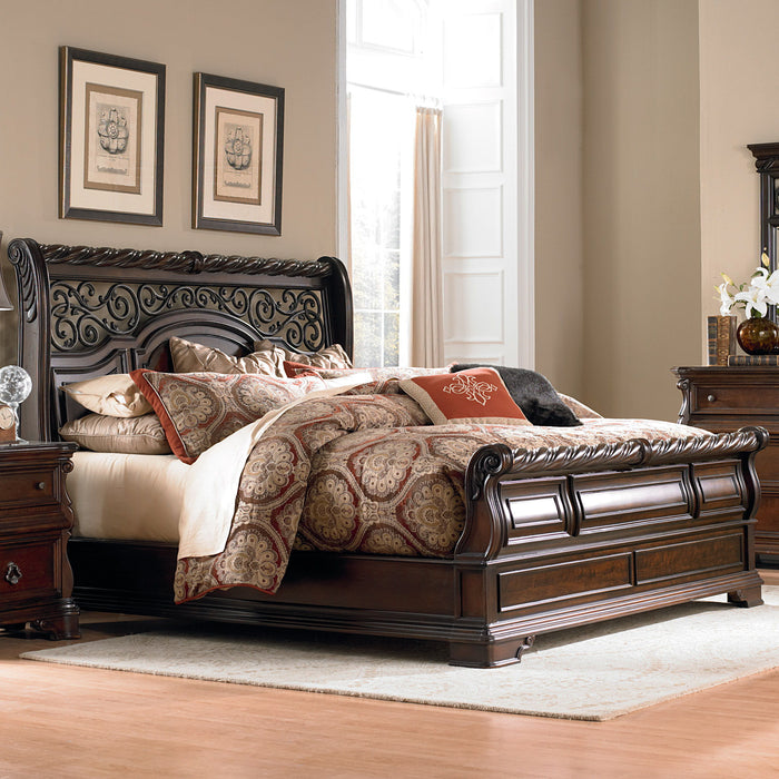 Arbor Place - Sleigh Bed – Sleigh Beds by Liberty Furniture at Furniture Wholesale Plus , Nashville furniture store