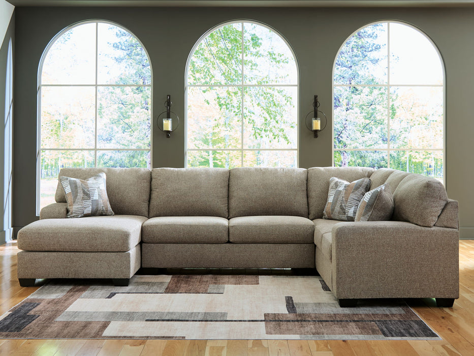 Newellen - Sectional – Stationary Sectionals by Benchcraft® at Furniture Wholesale Plus , Nashville furniture store