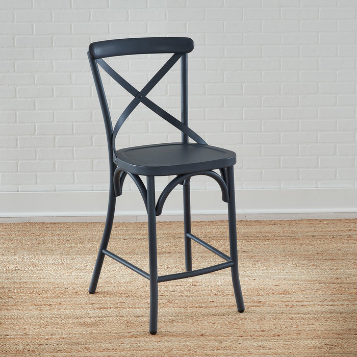 Vintage Series - X Back Counter Chair – Counter Chairs by Liberty Furniture at Furniture Wholesale Plus , Nashville furniture store
