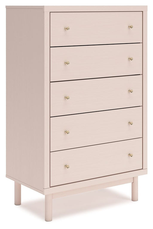 Wistenpine - Five Drawer Chest - Blush – Accent Chests by Signature Design by Ashley® at Furniture Wholesale Plus , Nashville furniture store