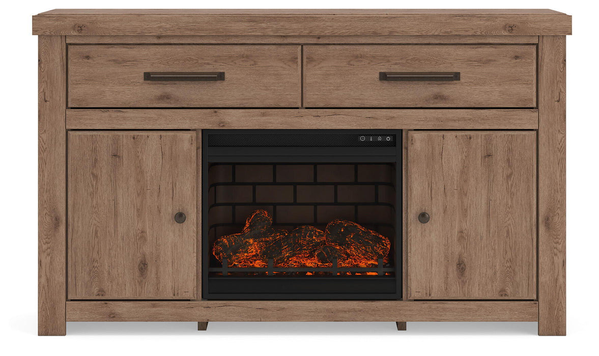 Garistyn - TV Stand With Fireplace Option – TV Stands by Signature Design by Ashley® at Furniture Wholesale Plus , Nashville furniture store