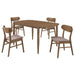 Dortch - Oval Solid Wood Dining Set – 5 Piece Dining Room Sets by Coaster Fine Furniture at Furniture Wholesale Plus , Nashville furniture store