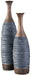 Blayze - Vase Set (Set of 2) - Antique Gray / Brown – Vases & Jars by Signature Design by Ashley® at Furniture Wholesale Plus , Nashville furniture store