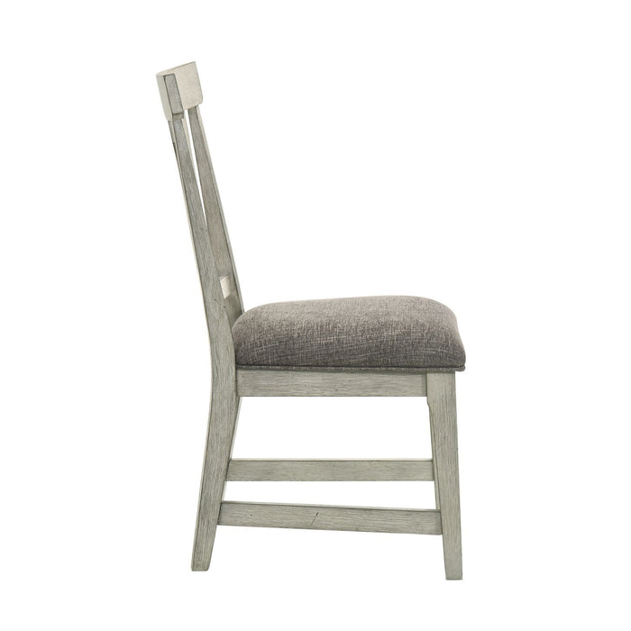 Hallendale - Splat Back Side Chair - Gravel Wash – Side Chairs by Liberty Furniture at Furniture Wholesale Plus , Nashville furniture store