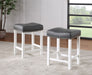 Zermatt - Counter Stool (Set of 2) - White - Premium Stool Sets from Steve Silver Furniture - Just $219! Shop now at Furniture Wholesale Plus  We are the best furniture store in Nashville, Hendersonville, Goodlettsville, Madison, Antioch, Mount Juliet, Lebanon, Gallatin, Springfield, Murfreesboro, Franklin, Brentwood