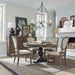 Americana Farmhouse - 5 Piece Pedestal Table Set - Dusty Taupe – 5 Piece Dining Room Sets by Liberty Furniture at Furniture Wholesale Plus , Nashville furniture store