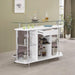 Gideon - Curved Glass Top Home Cabinet - Premium Home Bars from CoasterEssence - Just $659! Shop now at Furniture Wholesale Plus  We are the best furniture store in Nashville, Hendersonville, Goodlettsville, Madison, Antioch, Mount Juliet, Lebanon, Gallatin, Springfield, Murfreesboro, Franklin, Brentwood