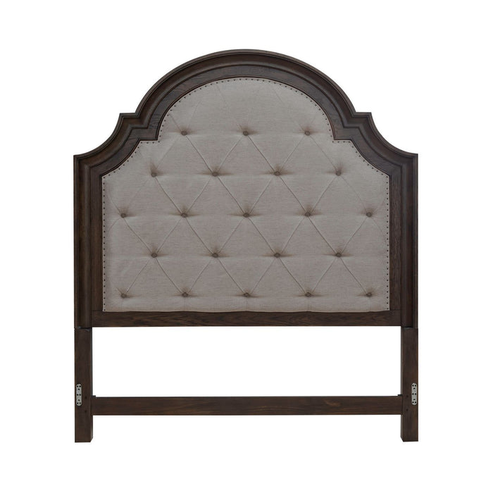 Paradise Valley - Upholstered Arched Panel Headboard – Upholstered Headboards by Liberty Furniture at Furniture Wholesale Plus , Nashville furniture store