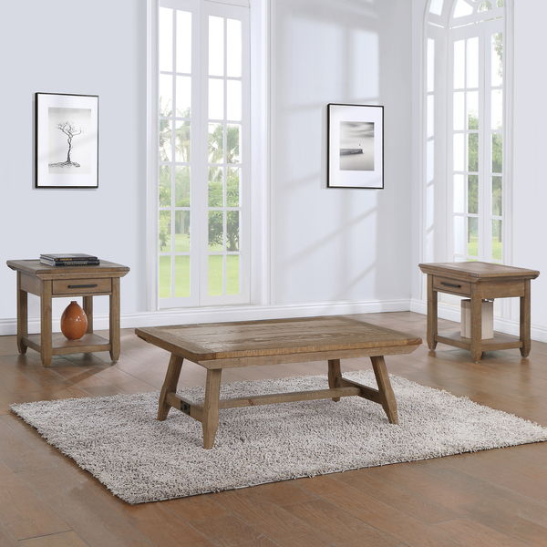 Riverdale - 3 Piece Table Set - Brown – Table Sets by Steve Silver Furniture at Furniture Wholesale Plus , Nashville furniture store