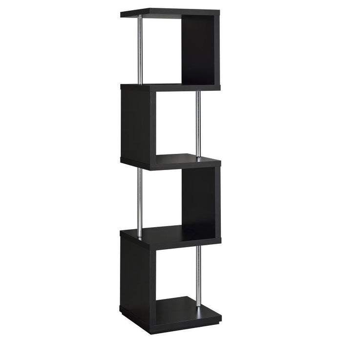 Baxter - 4-shelf Bookcase - Premium Standard Bookcases from CoasterEveryday - Just $169! Shop now at Furniture Wholesale Plus  We are the best furniture store in Nashville, Hendersonville, Goodlettsville, Madison, Antioch, Mount Juliet, Lebanon, Gallatin, Springfield, Murfreesboro, Franklin, Brentwood