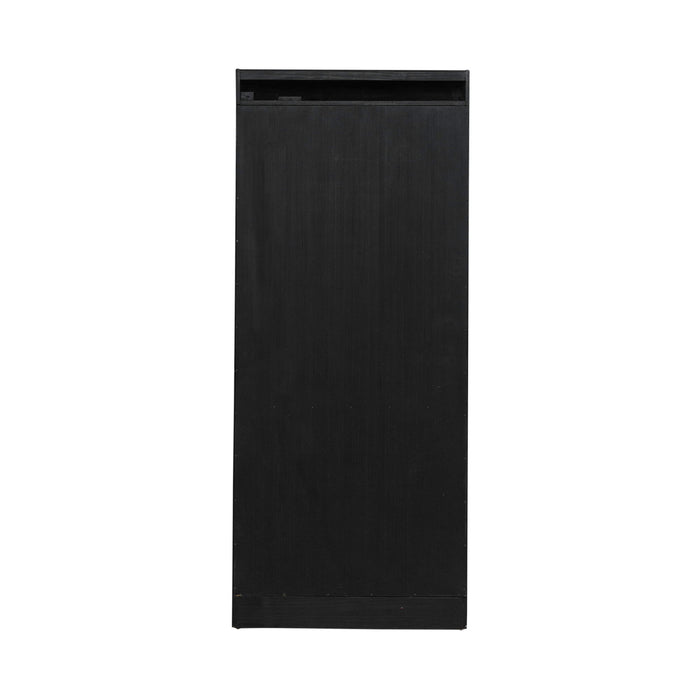 Meritage - Bunching Bookcase - Aged Charcoal – Standard Bookcases by Liberty Furniture at Furniture Wholesale Plus , Nashville furniture store
