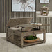 Parkland Falls - 3 Piece Table Set (1 Lift Top Cocktail Table 2 End Tables) - Weathered Taupe – Table Sets by Liberty Furniture at Furniture Wholesale Plus , Nashville furniture store