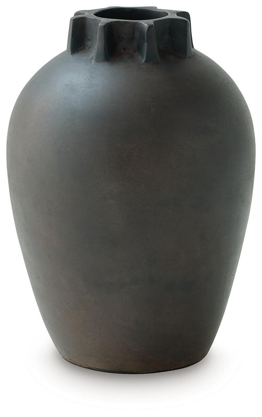 Kaslett - Vase - Antique Black – Vases & Jars by Signature Design by Ashley® at Furniture Wholesale Plus , Nashville furniture store