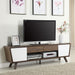 Alvin - 2 Door Engineered Wood TV Stand - Dark Walnut - Premium TV Stands from CoasterEssence - Just $419! Shop now at Furniture Wholesale Plus  We are the best furniture store in Nashville, Hendersonville, Goodlettsville, Madison, Antioch, Mount Juliet, Lebanon, Gallatin, Springfield, Murfreesboro, Franklin, Brentwood